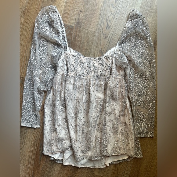 Free People ‘Heavenly Lace’ babydoll lace tunic. Size medium. - Picture 6 of 6